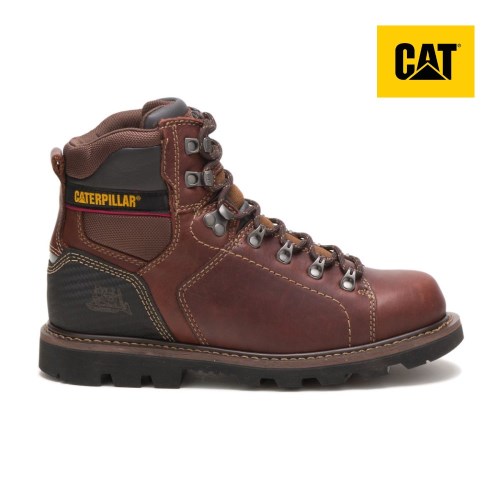 CAT Alaska 2.0 Men's Work Boots Dark Brown (AU L-317) Australia